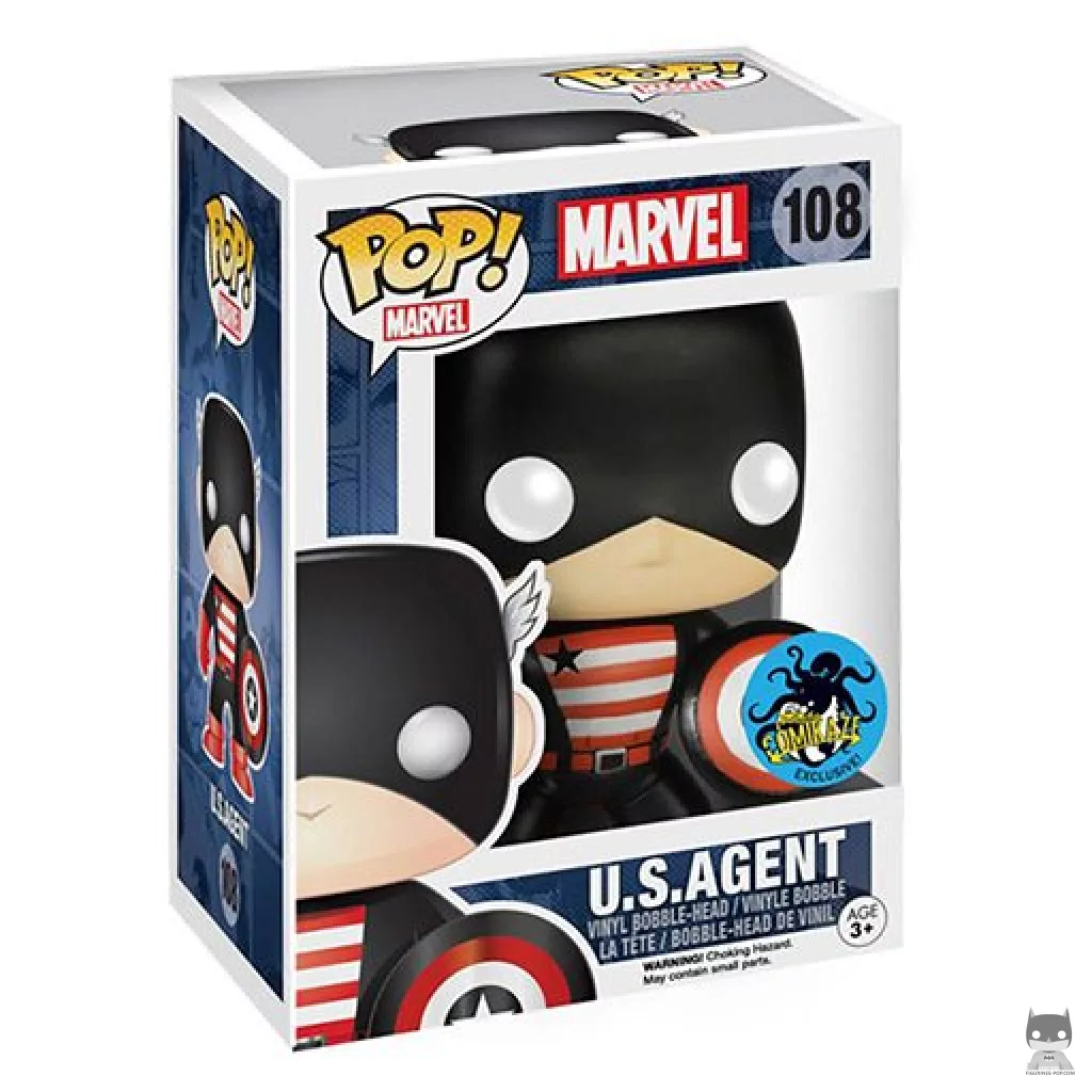 Figurine Funko POP U.S. Agent avec boîte