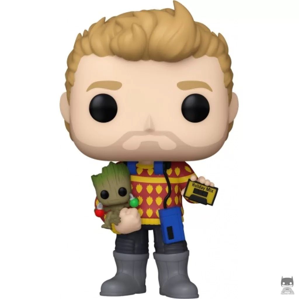 Figurine Funko POP Star-Lord avec Groot (Marvel Comics)