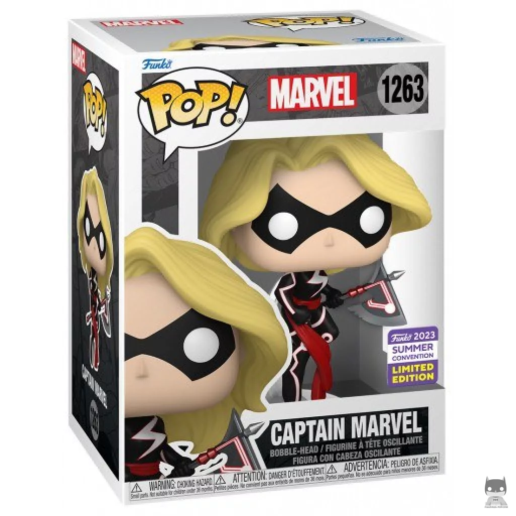 Figurine Funko POP Captain Marvel (Carol Danvers) avec boîte
