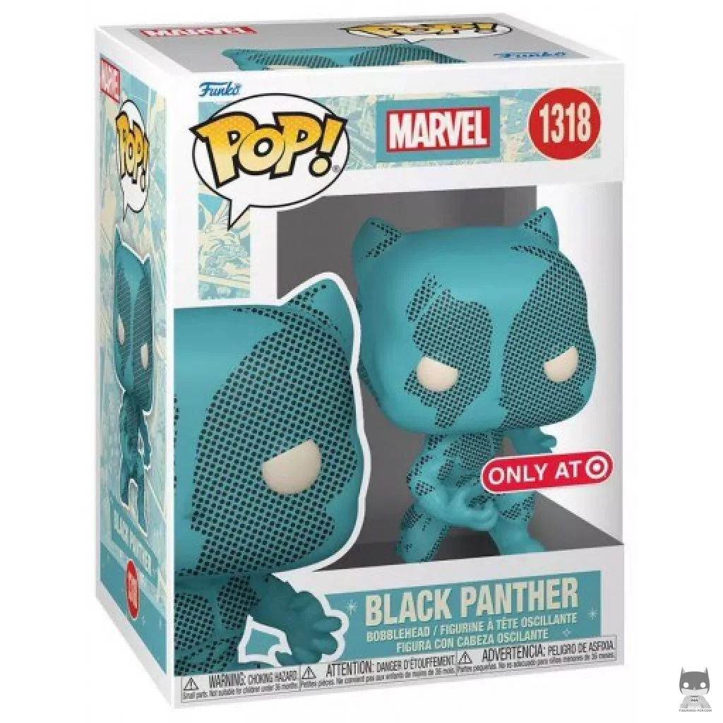 Figurine Funko POP Black Panther (Retro Reimagined) avec boîte