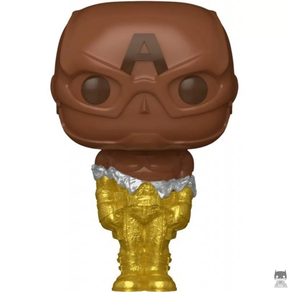 Figurine Funko POP Captain America (Chocolat) (Marvel Comics)