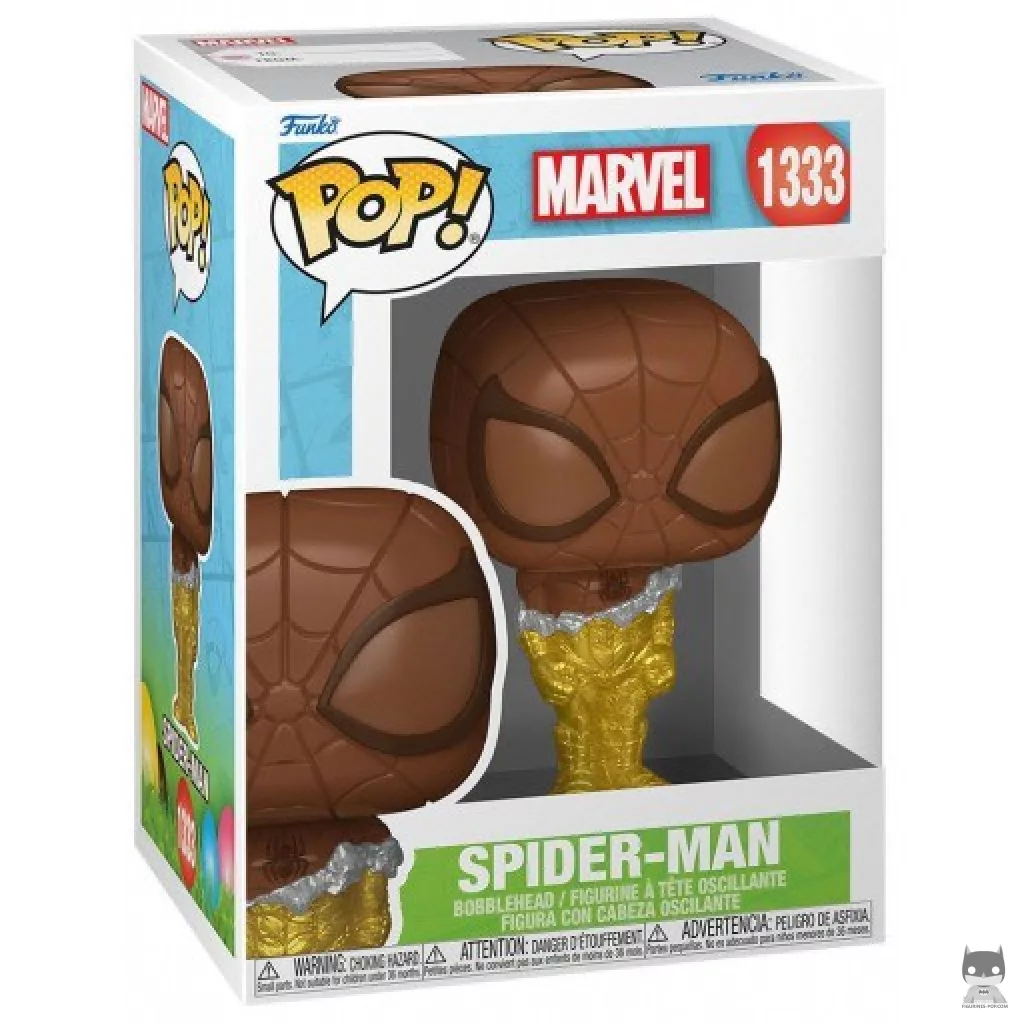 Figurine Funko POP Spider-Man (Chocolat) avec boîte