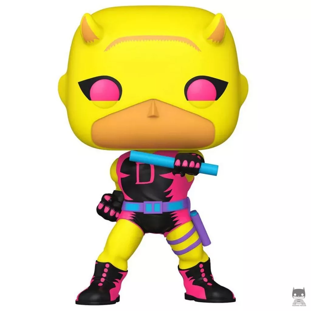 Figurine Funko POP Daredevil (Première apparition) (Black Light) (Marvel Comics)
