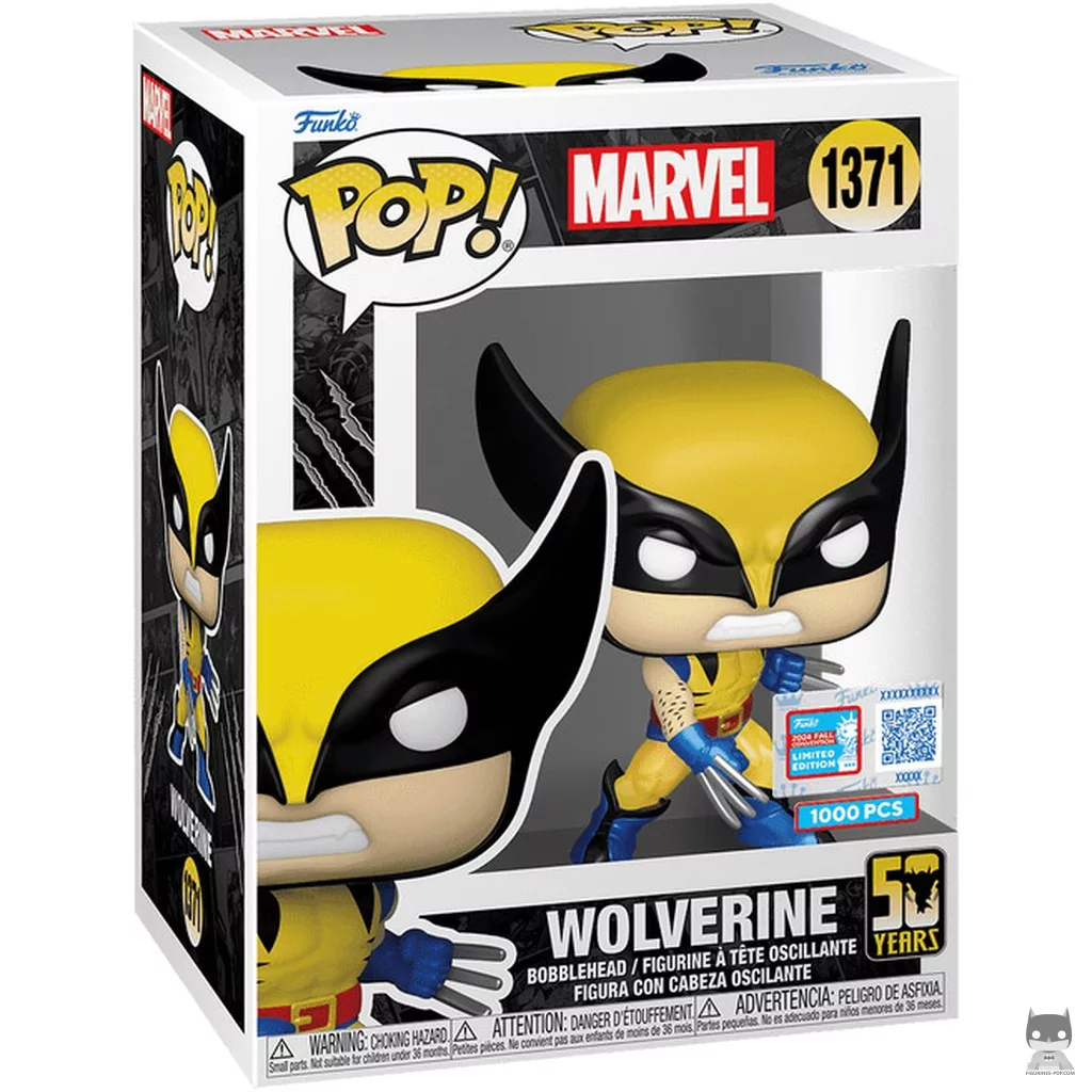 Figurine Funko POP Wolverine (Costume classique) (Metallic) avec boîte