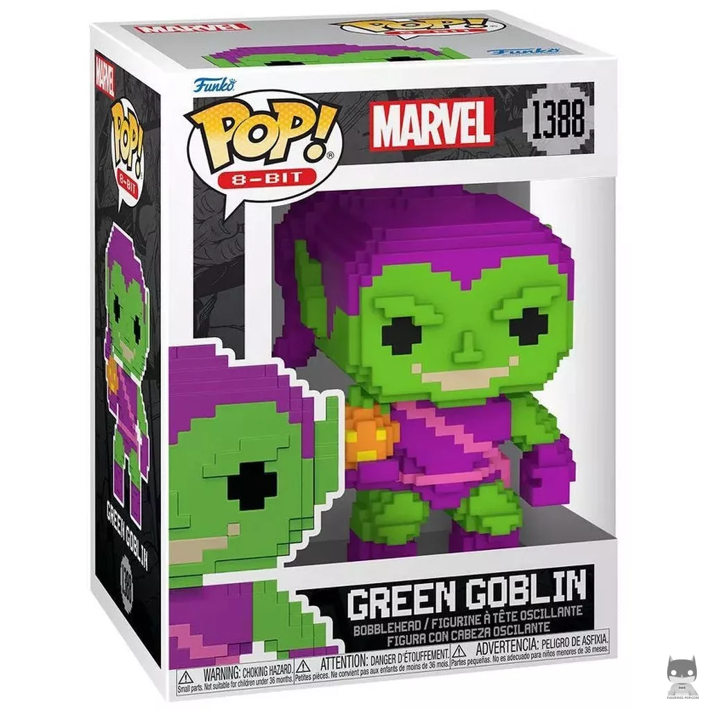 Figurine Funko POP Bouffon Vert (8-Bit) avec boîte