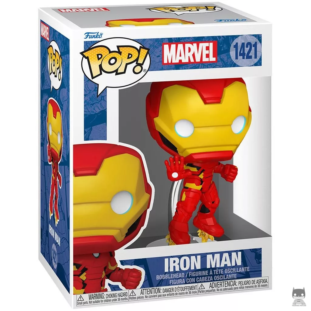 Figurine Funko POP Iron Man (Marvel New Classics) avec boîte