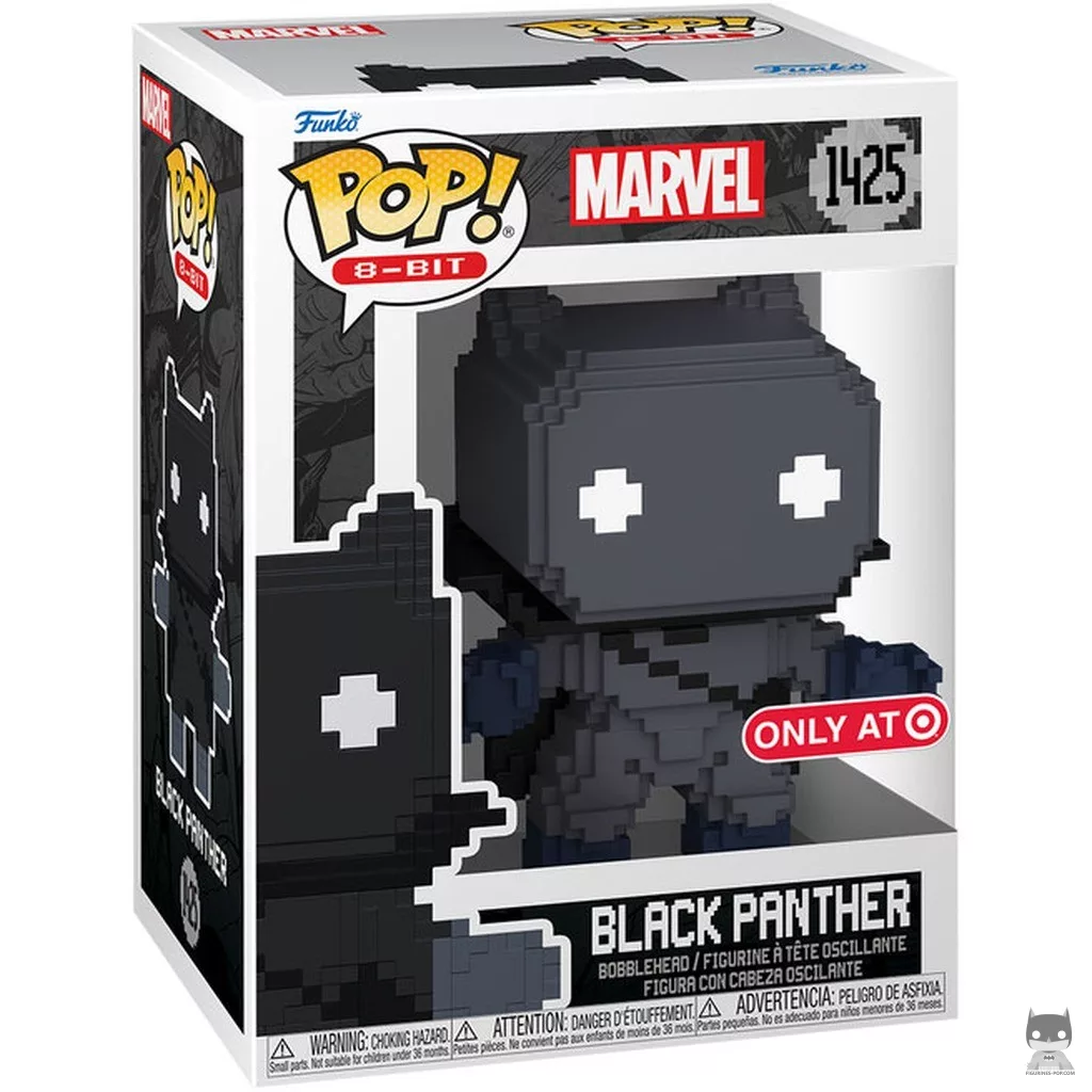 Figurine Funko POP Black Panther (8-Bit) avec boîte