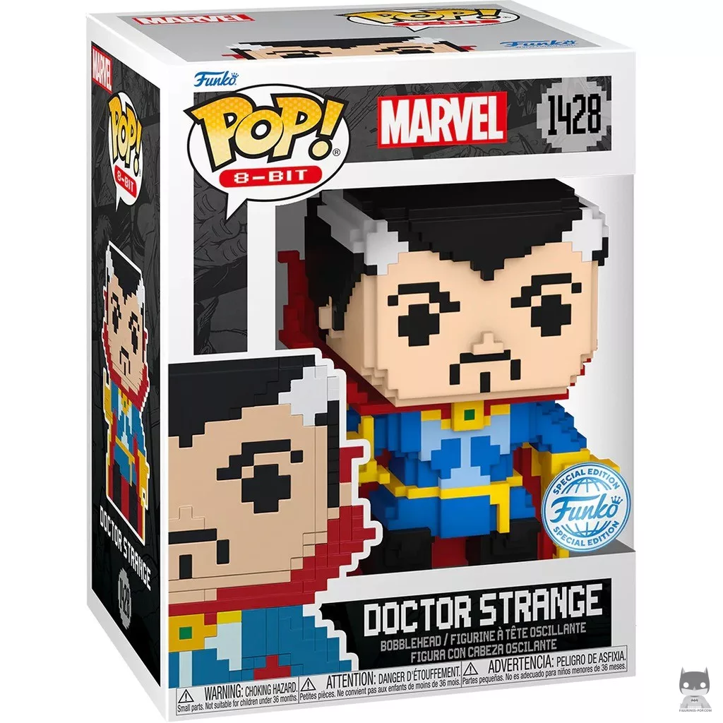 Figurine Funko POP Docteur Strange (8-Bit) avec boîte