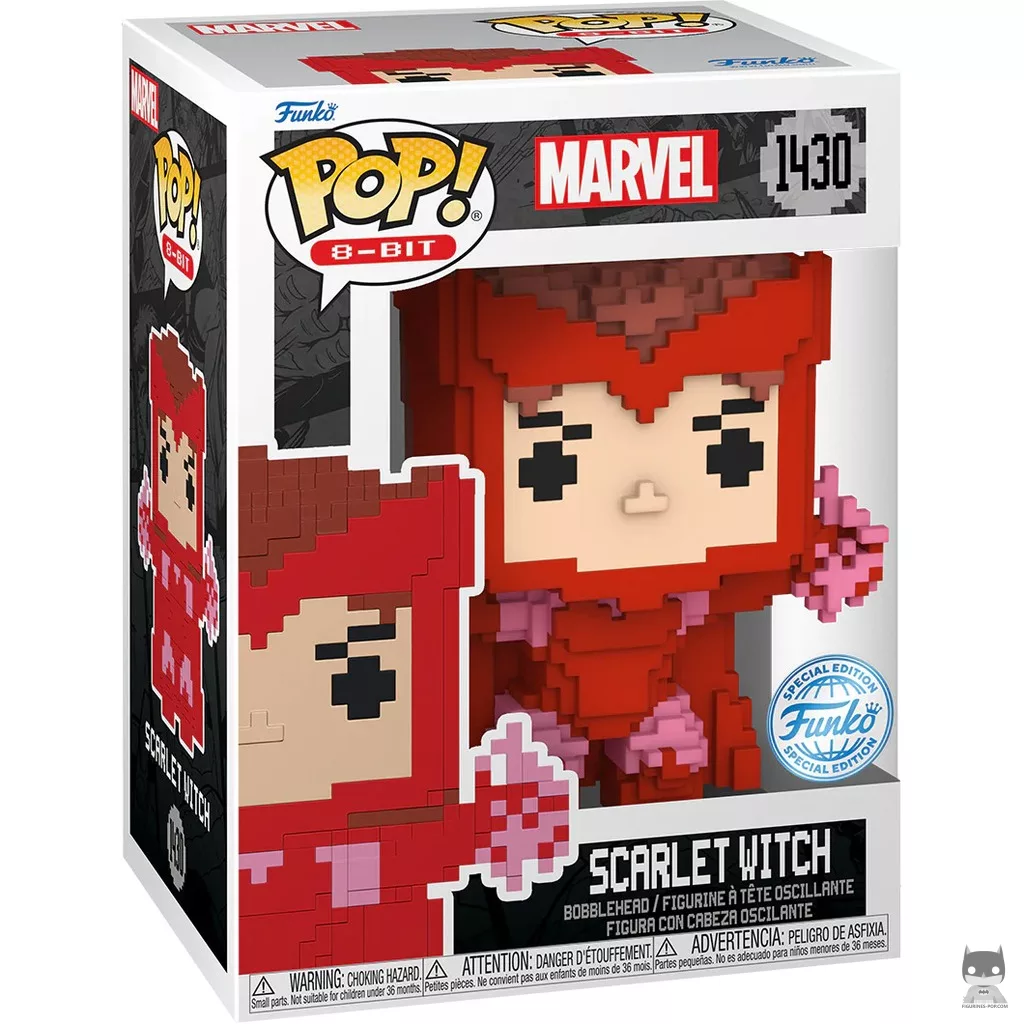 Figurine Funko POP Sorcière Rouge (8-Bit) avec boîte