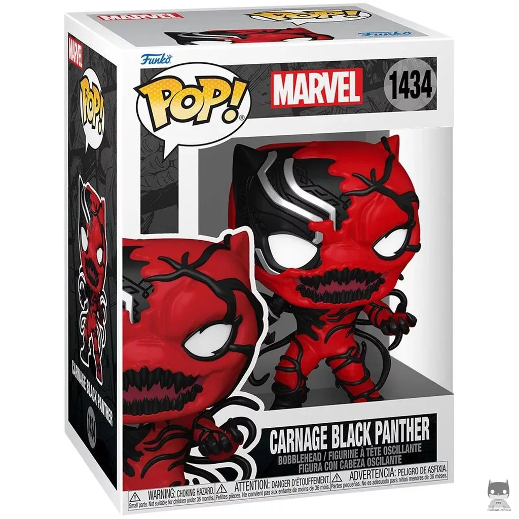 Figurine Funko POP Black Panther (Carnage) avec boîte
