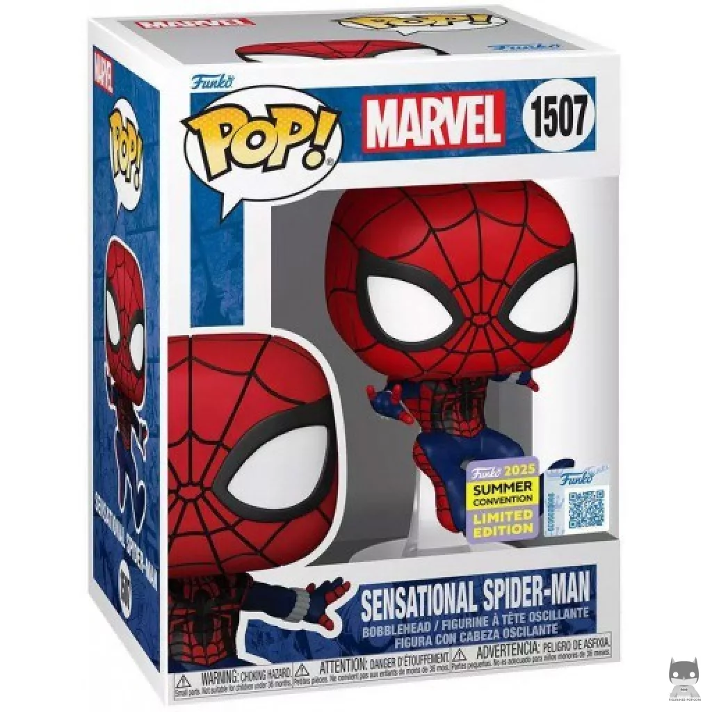 Figurine Funko POP Spider-Man Sensationnel avec boîte