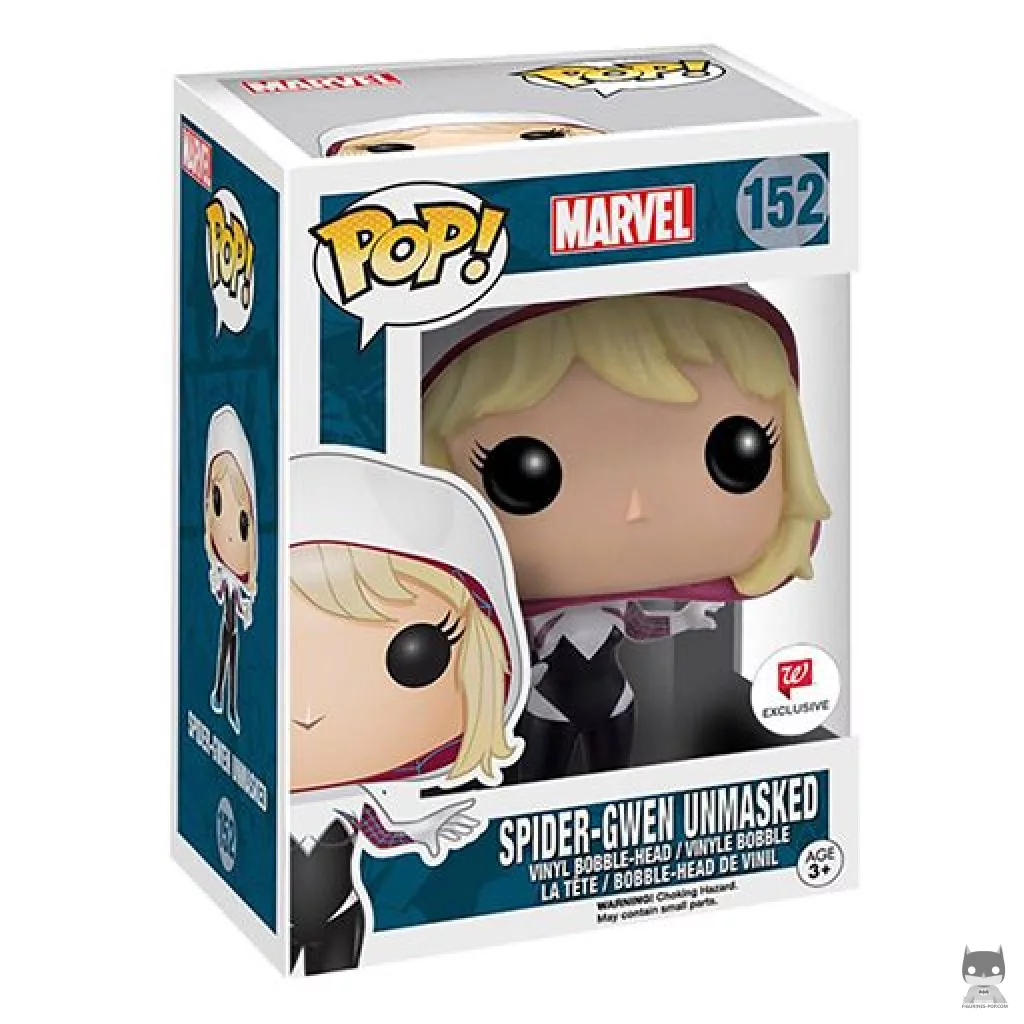 Figurine Funko POP Spider-Gwen (Sans Masque) avec boîte