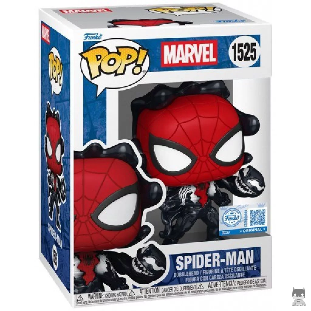 Figurine Funko POP Spider-Man (Liaison avec Symbiote) avec boîte