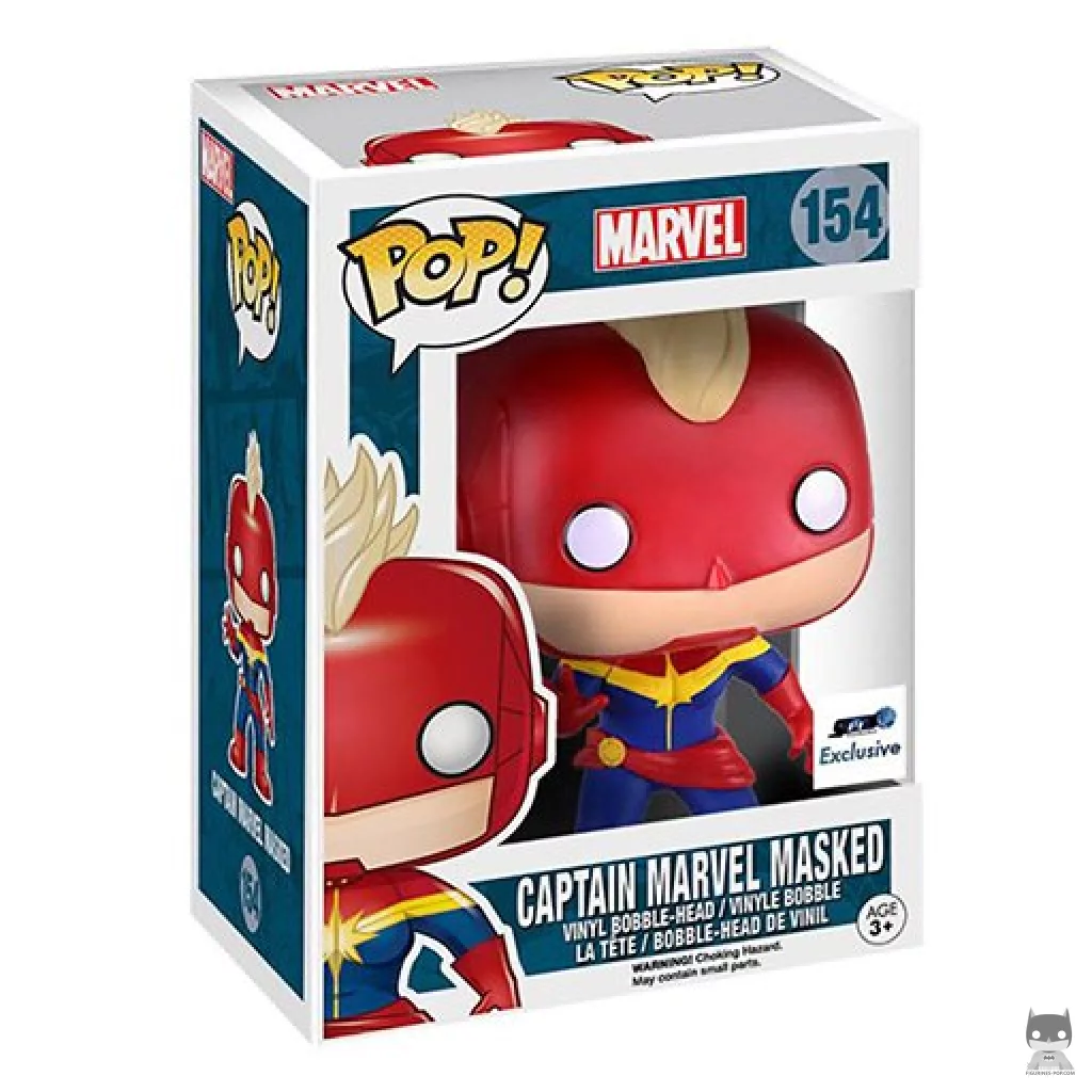 Figurine Funko POP Captain Marvel (Avec Masque) avec boîte