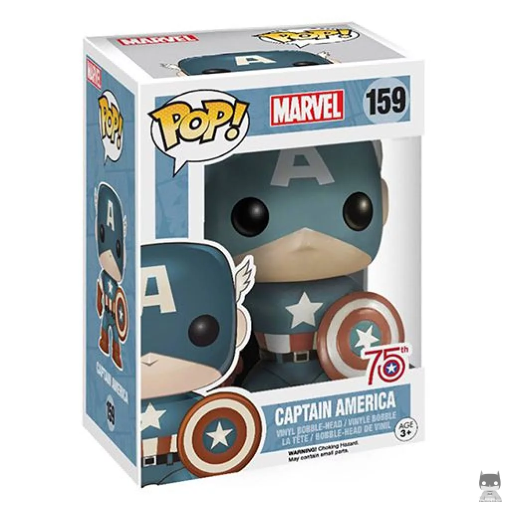 Figurine Funko POP Captain America (Sepia) avec boîte