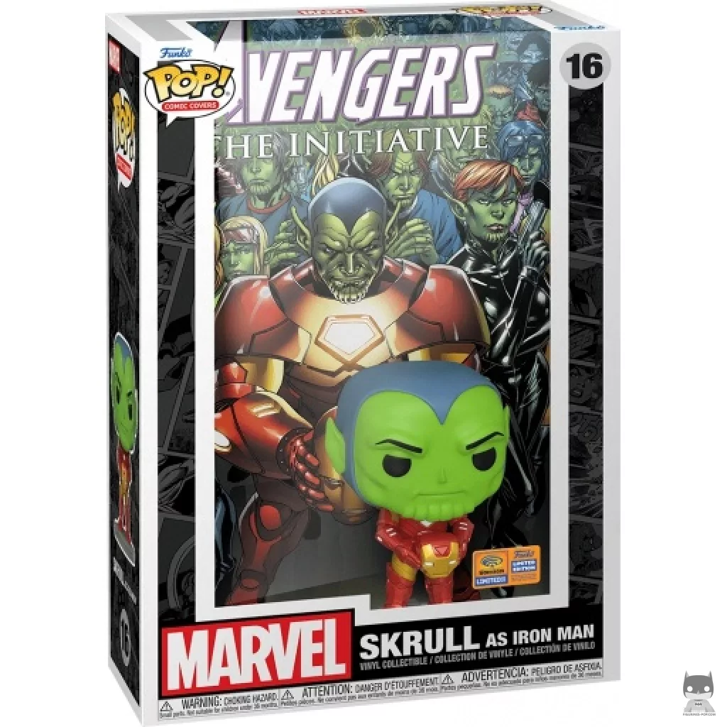 Figurine Funko POP Skrull en Iron Man avec boîte