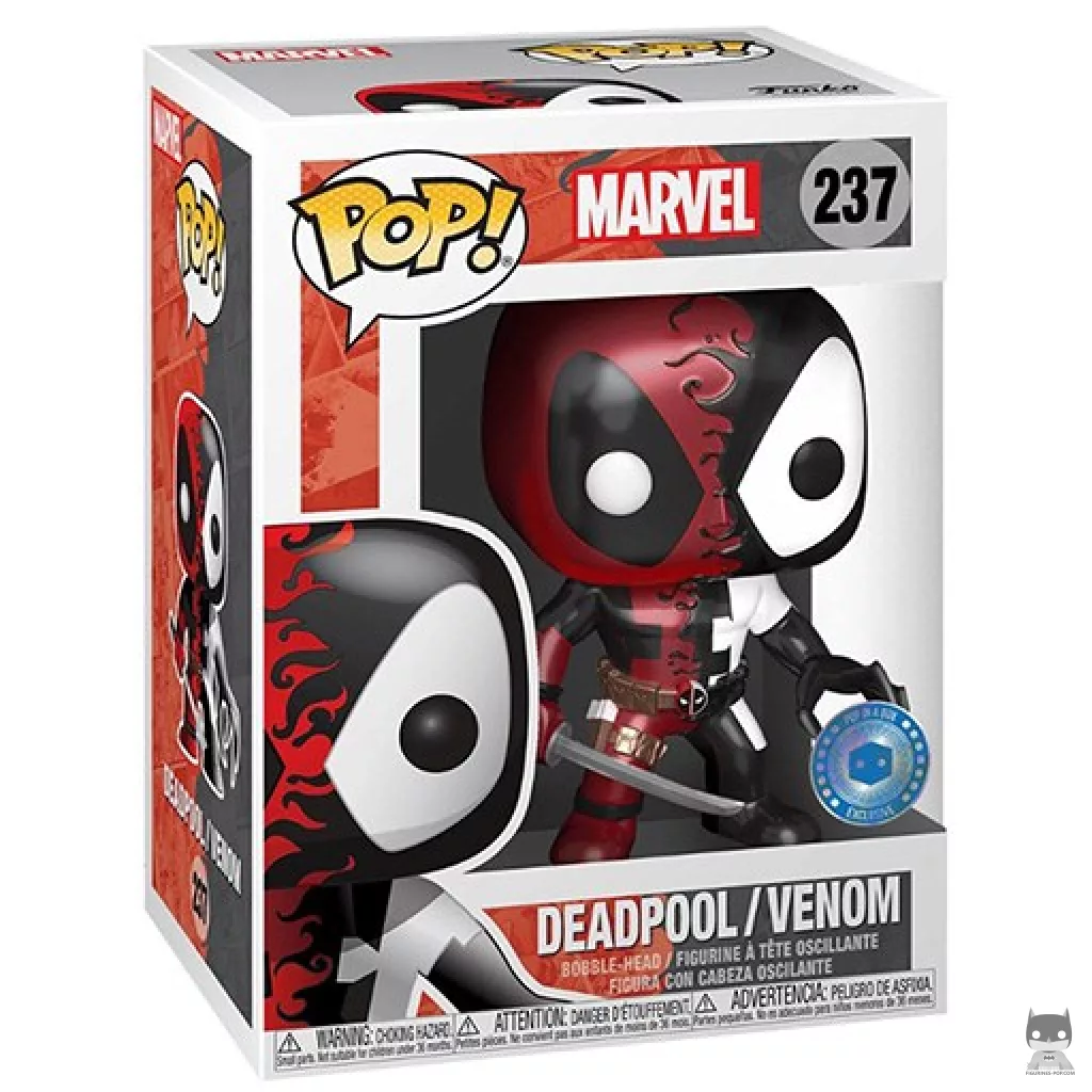 Figurine Funko POP Deadpool Venom avec boîte