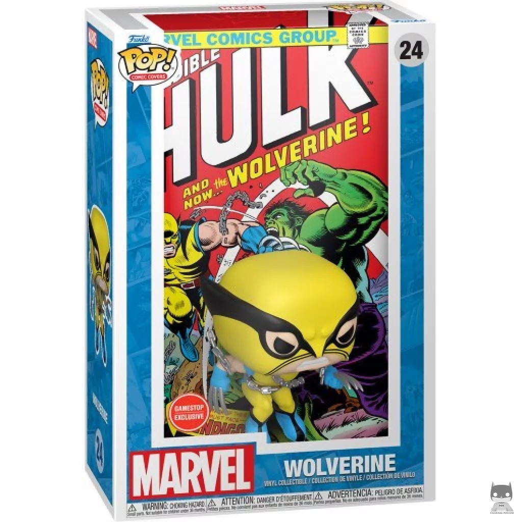 Figurine Funko POP Wolverine (The Incredible Hulk #181) avec boîte