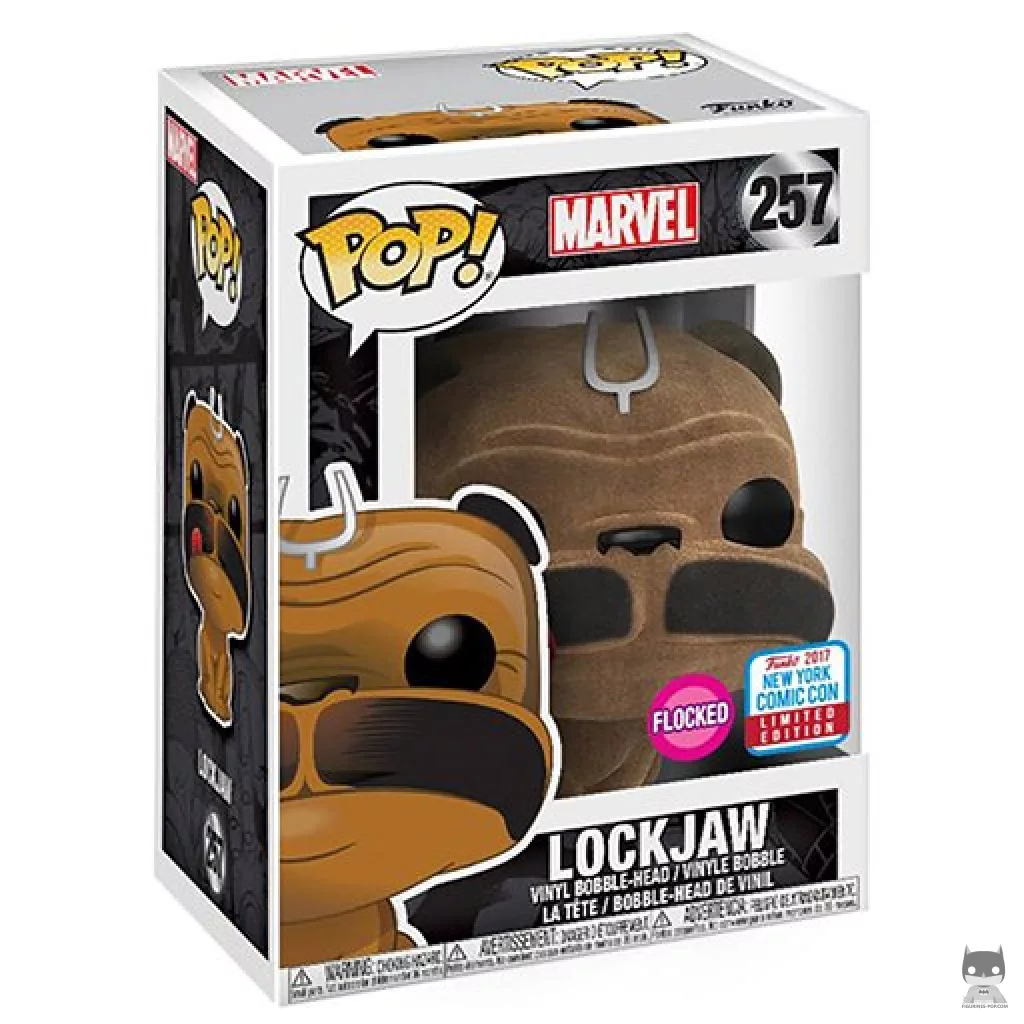 Figurine Funko POP Lockjaw (Flocked) avec boîte