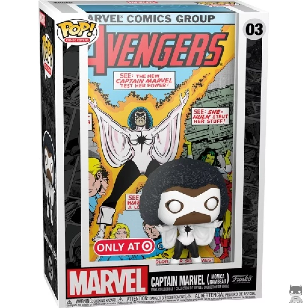 Figurine Funko POP Captain Marvel (Monica Rambeau) avec boîte