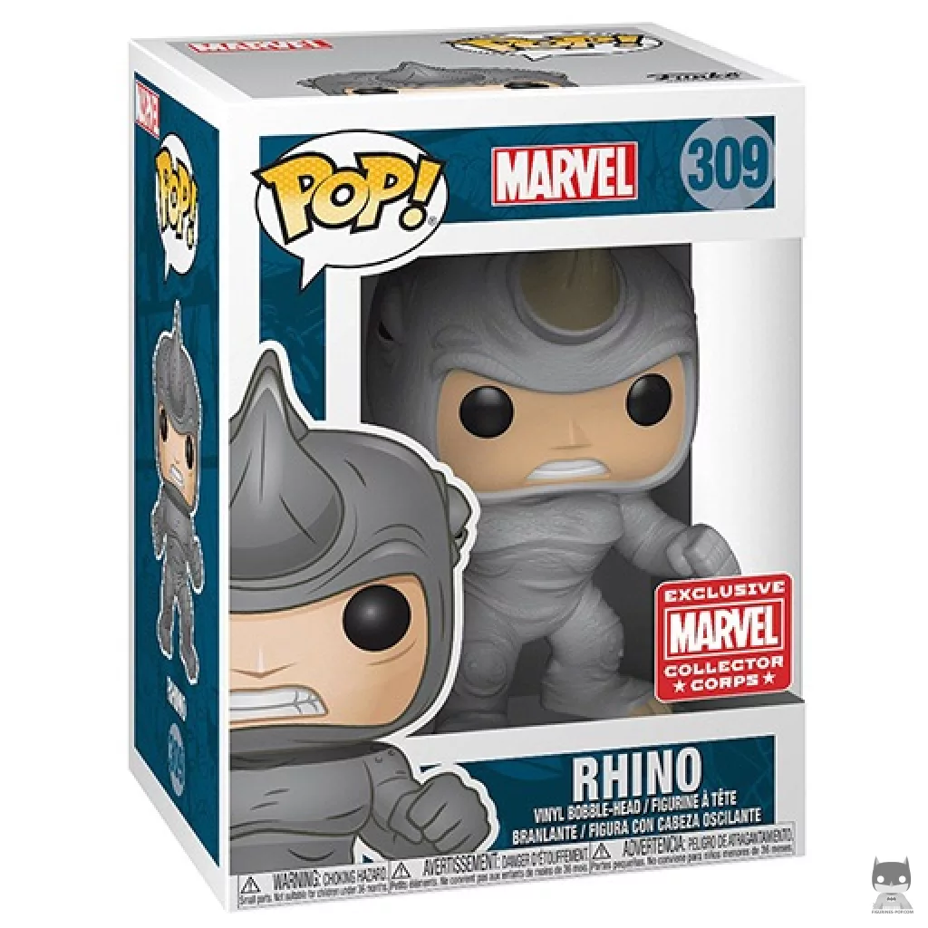 Figurine Funko POP Rhino avec boîte