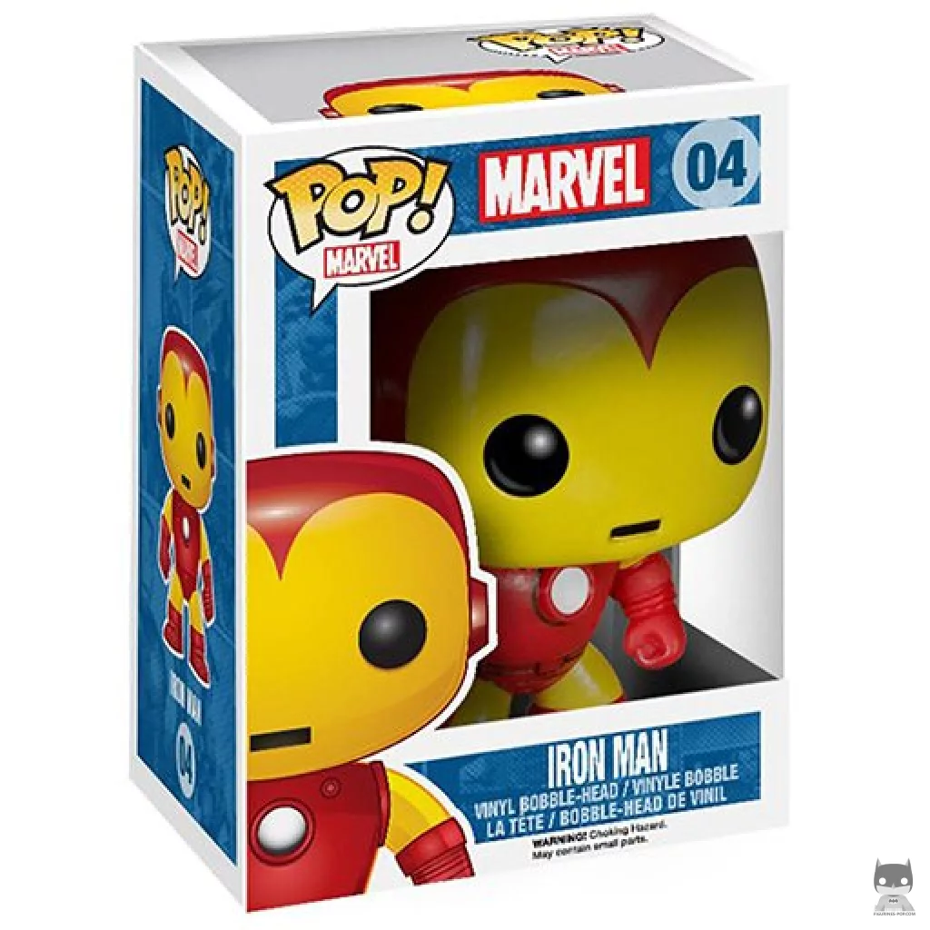 Figurine Funko POP Iron Man avec boîte
