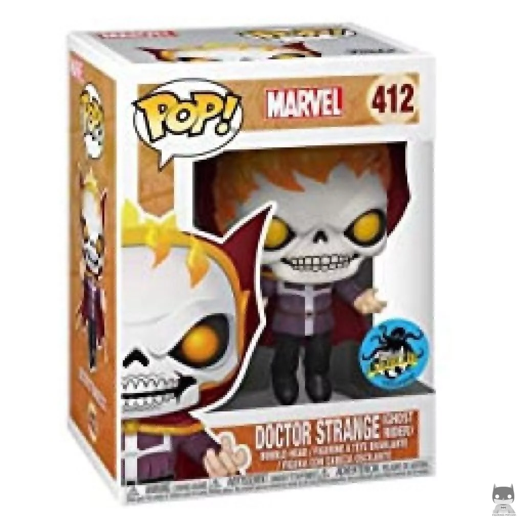 Figurine Funko POP Doctor Strange en Ghost Rider avec boîte