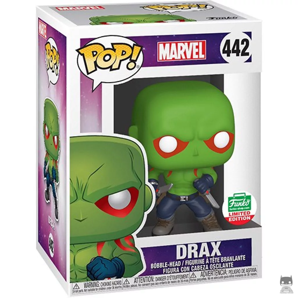Figurine Funko POP Drax avec boîte