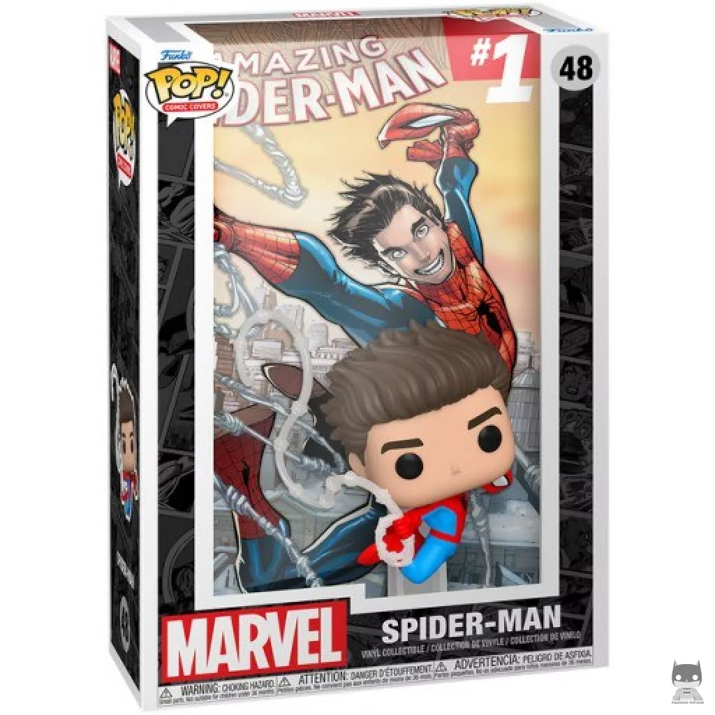 Figurine Funko POP The Amazing Spider-Man (Comic Cover #1) avec boîte