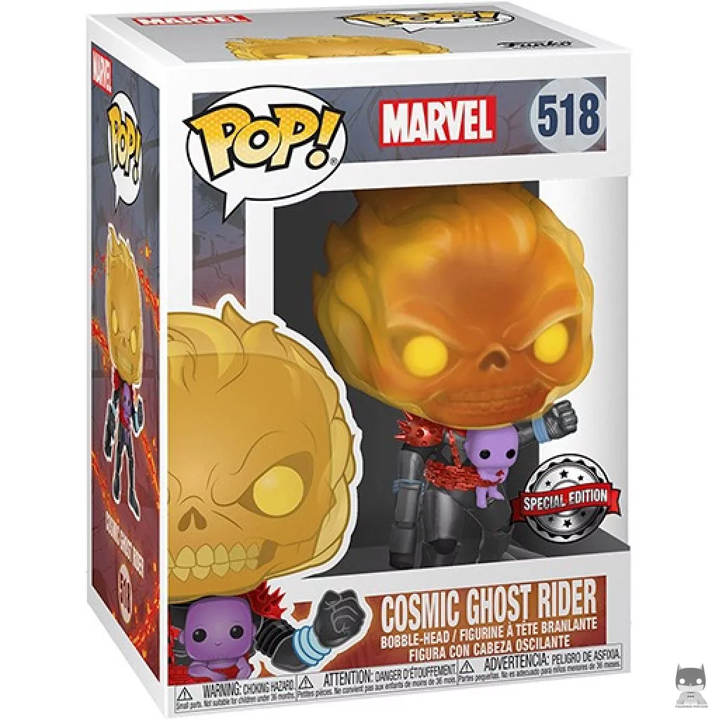 Figurine Funko POP Ghost Rider Cosmique avec boîte