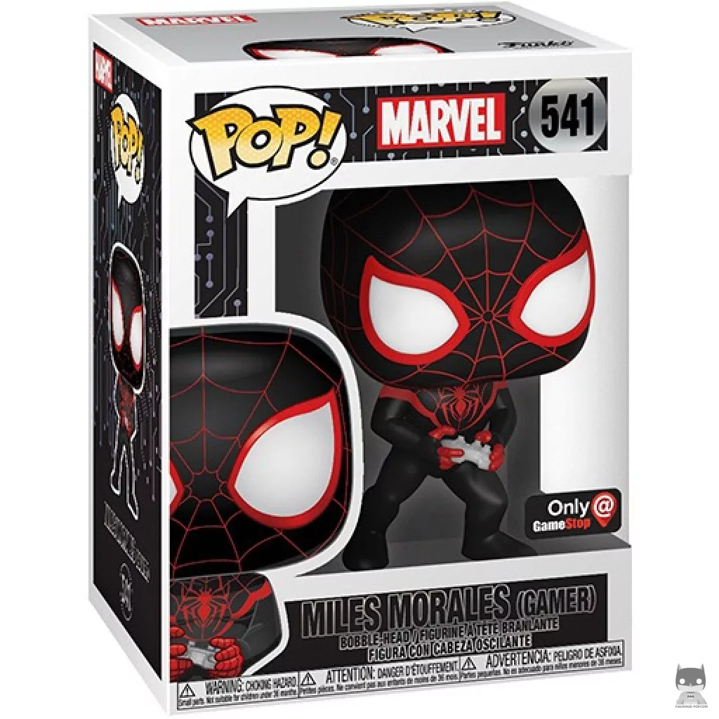 Figurine Funko POP Miles Morales Gamer avec boîte