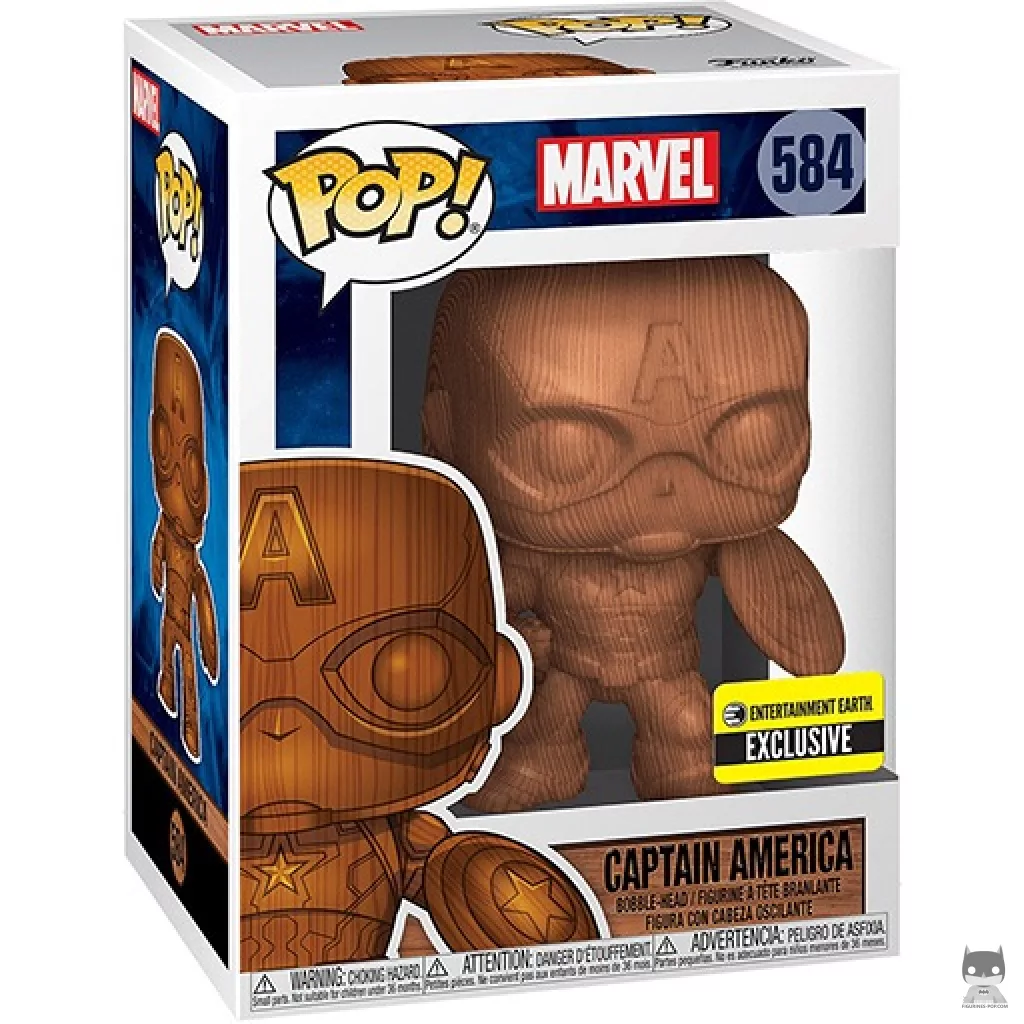 Figurine Funko POP Captain America (Deco) avec boîte