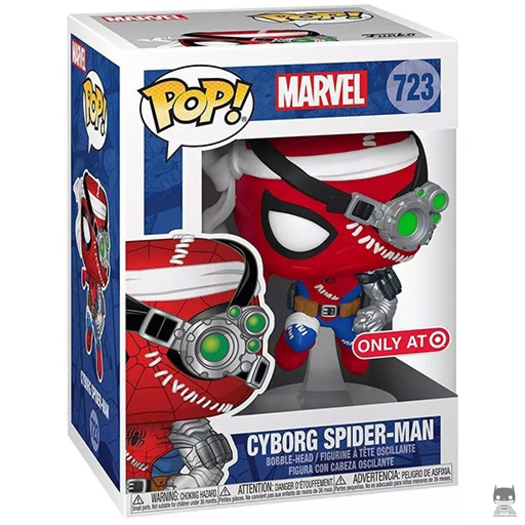 Figurine Funko POP Cyborg Spider-Man avec boîte