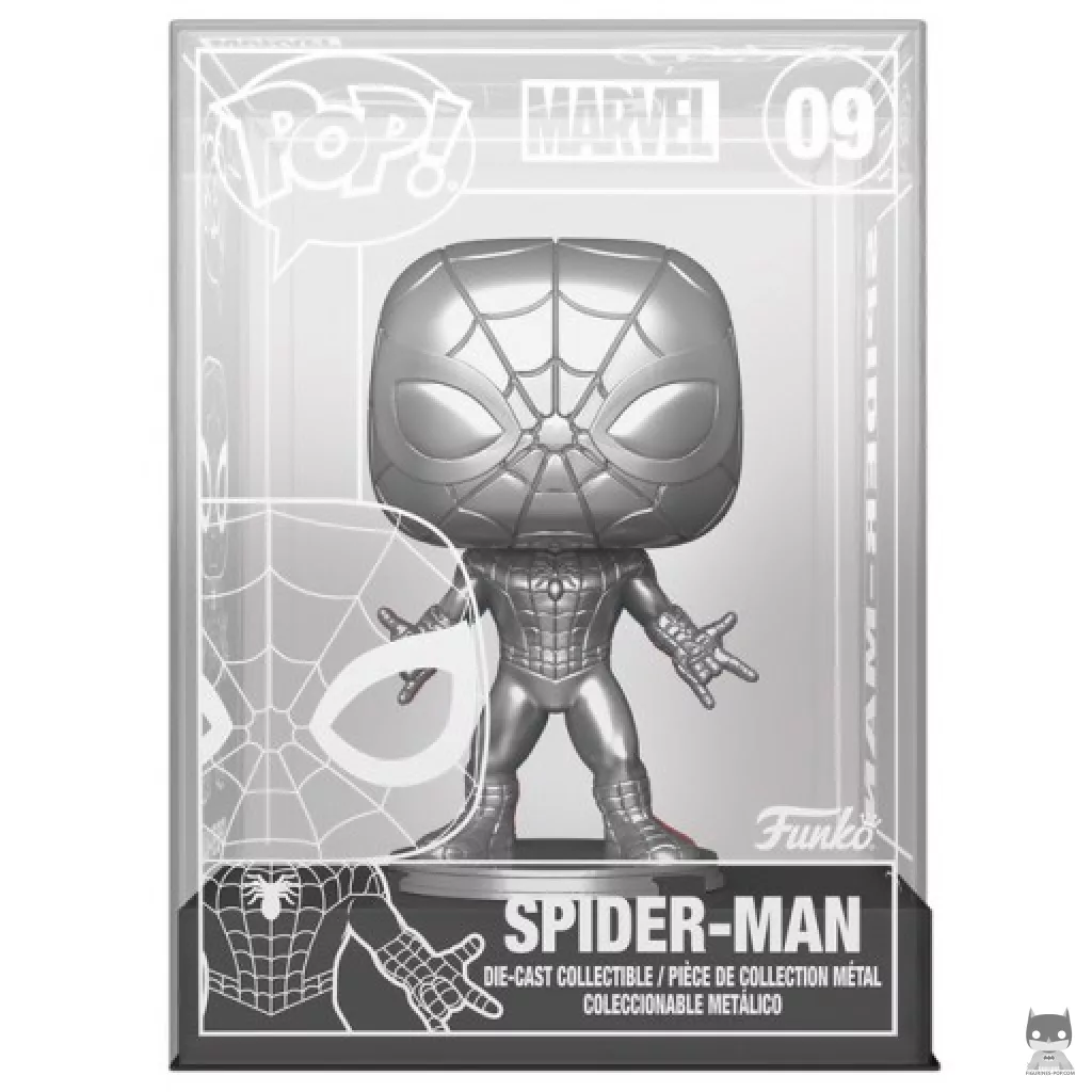 Figurine Funko POP Spider-Man (Chase & Metallic) (Marvel Comics)