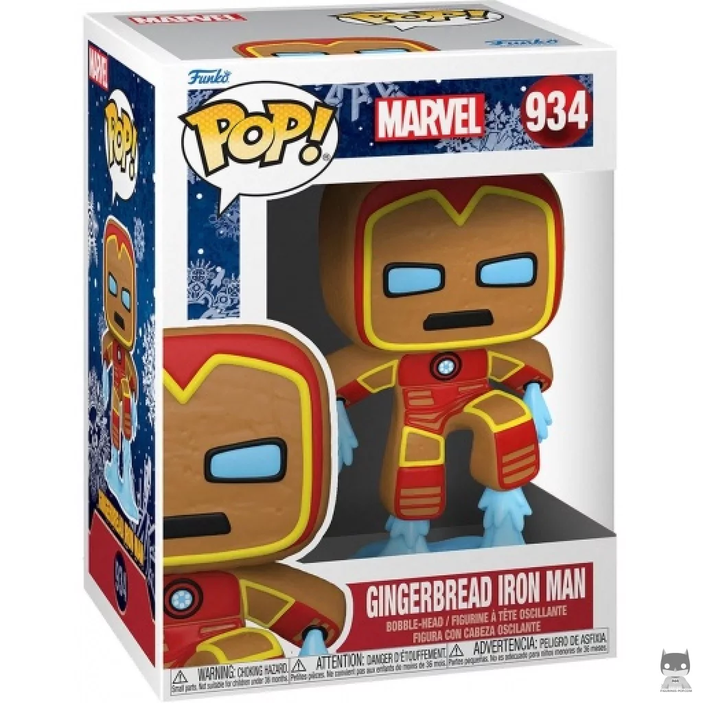 Figurine Funko POP Iron Man Pain d'Epices avec boîte