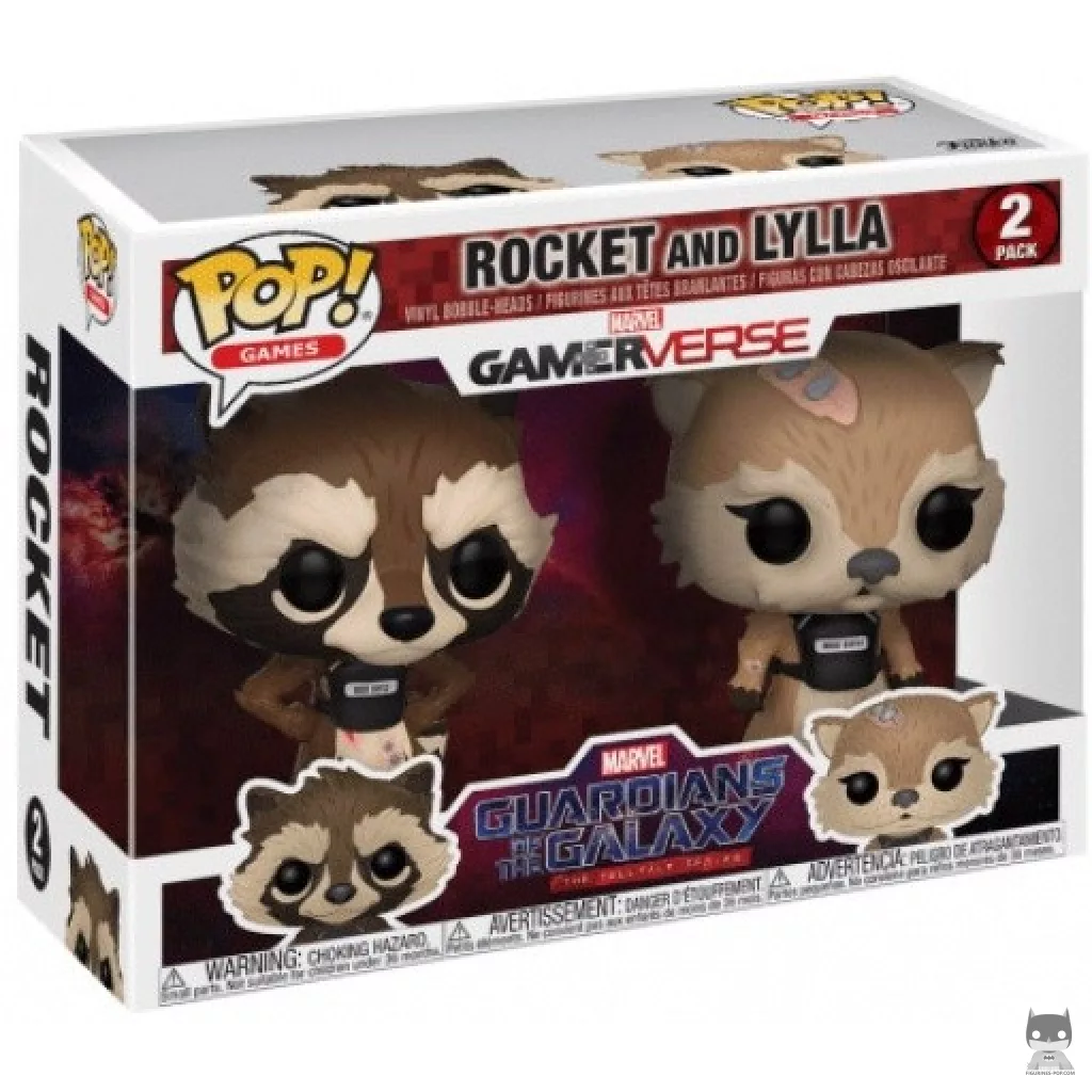 Figurine Funko POP Rocket & Lylla avec boîte