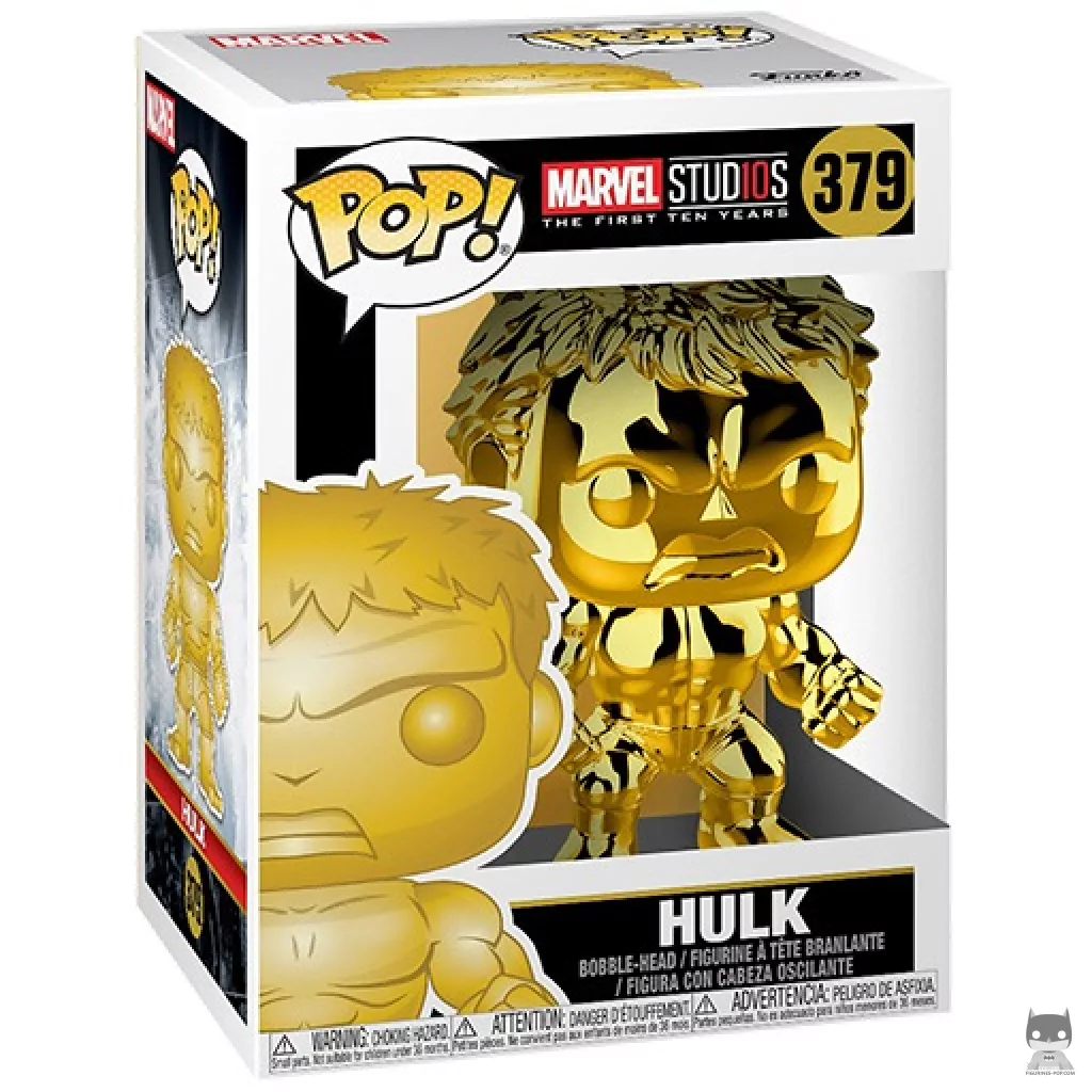 Figurine Funko POP Hulk (Or) avec boîte