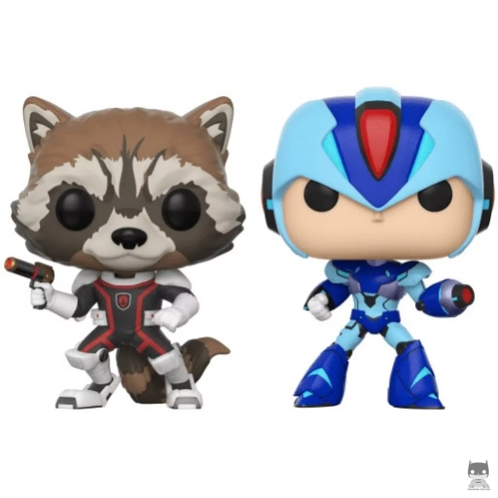 Figurine Funko POP Rocket vs Mega Man X (Marvel vs. Capcom)