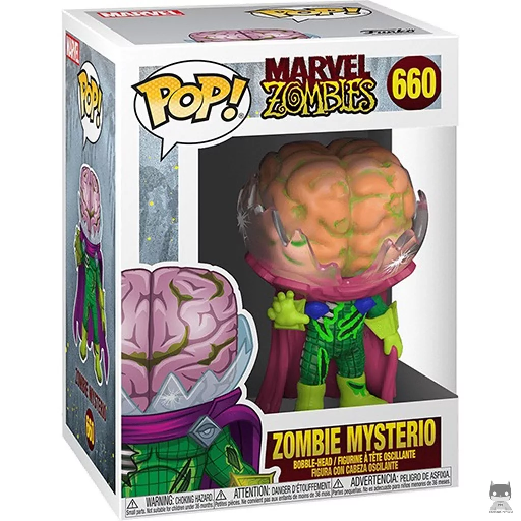 Figurine Funko POP Mysterio Zombie avec boîte
