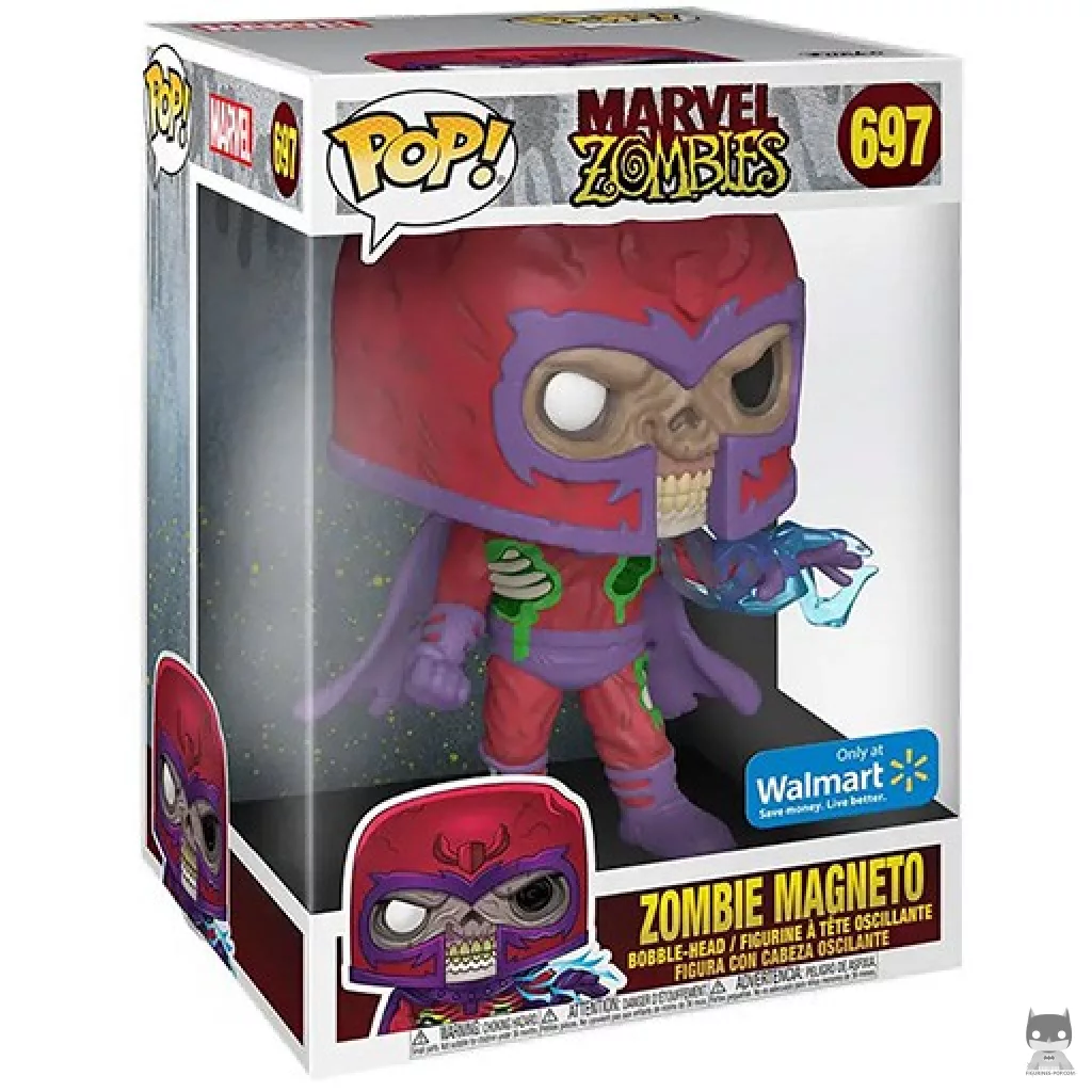 Figurine Funko POP Magneto Zombie (Supersized) avec boîte