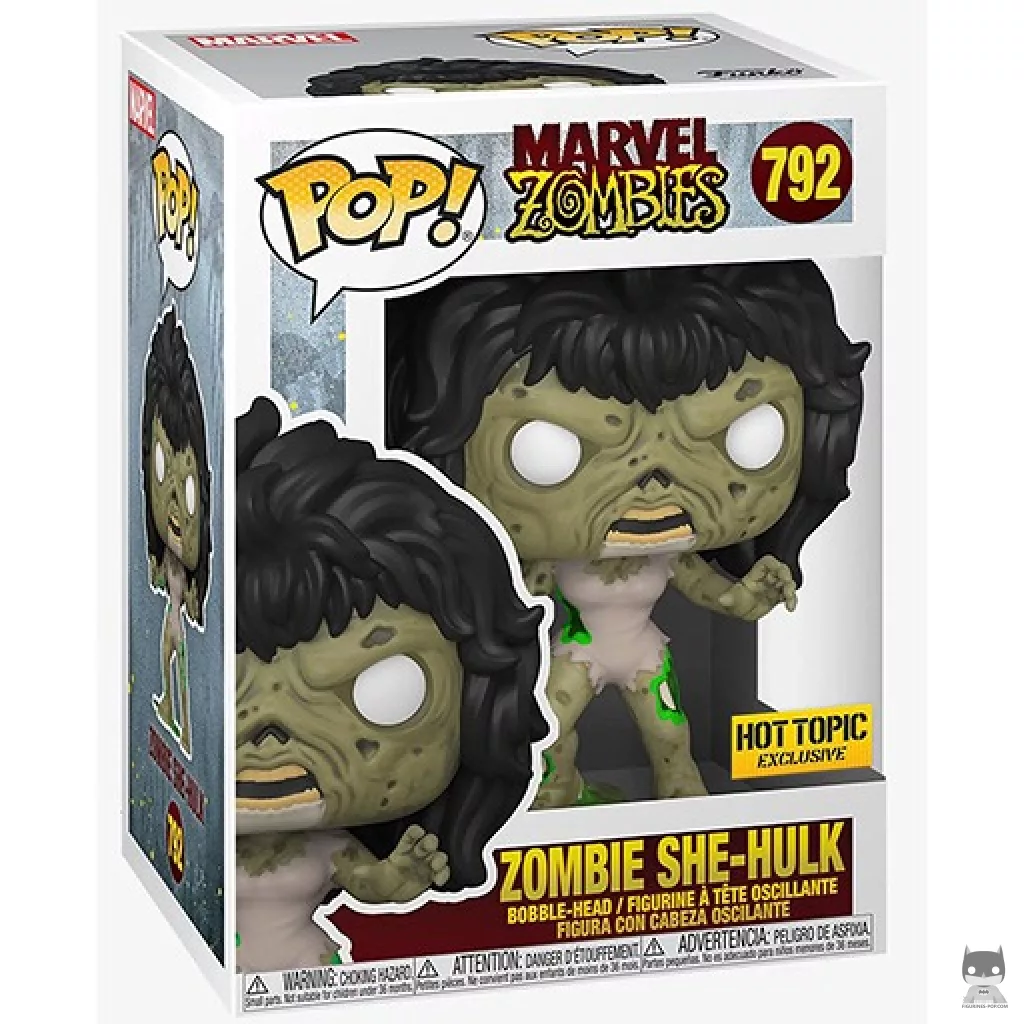 Figurine Funko POP She-Hulk Zombie avec boîte