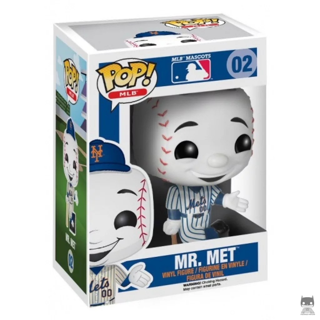 Figurine Funko POP Mr. Met avec boîte