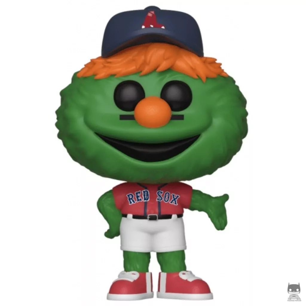 Figurine Funko POP Wally The Green Monster (Rouge) (Mascottes MLB)
