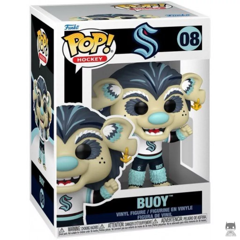 Figurine Funko POP Buoy (Seattle Kraken) avec boîte