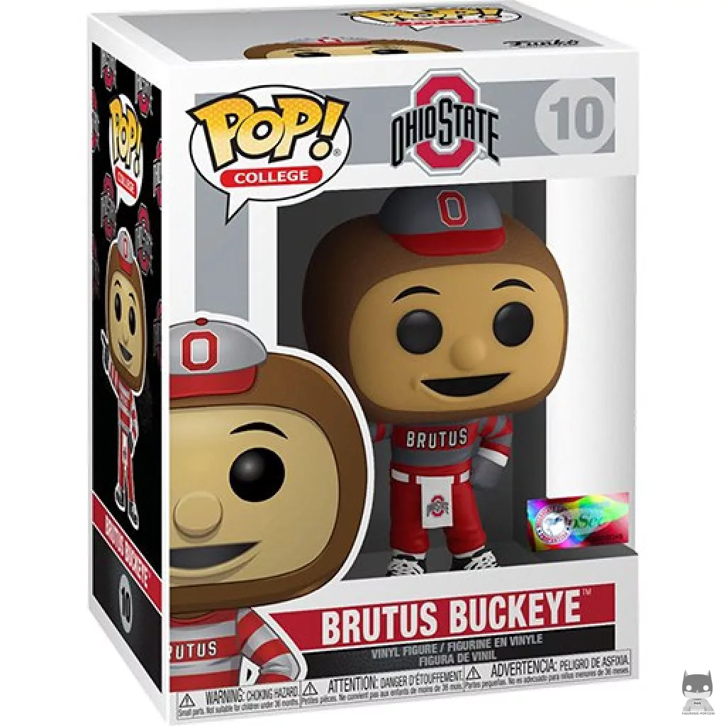 Figurine Funko POP Brutus Buckeye (Ohio State) avec boîte