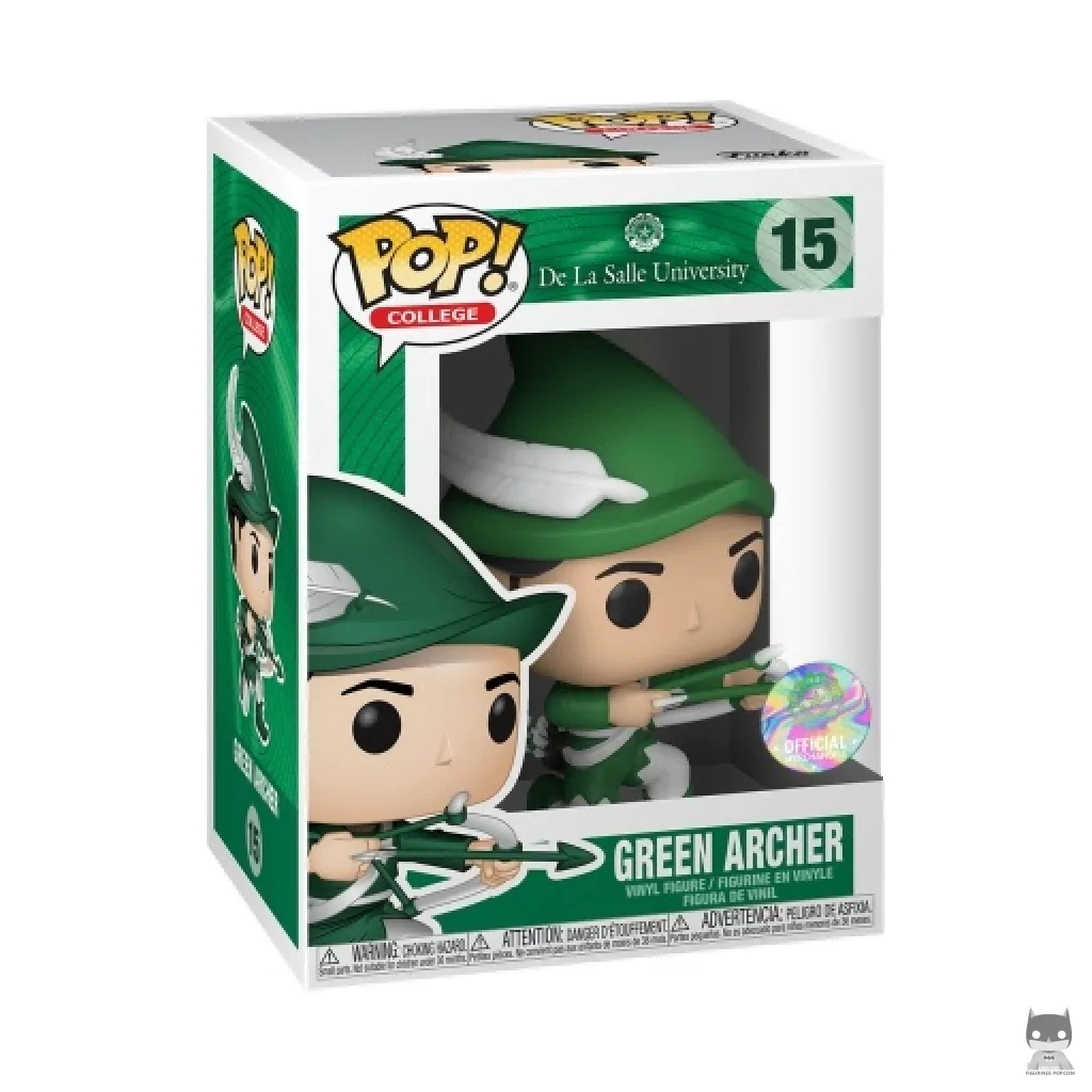 Figurine Funko POP Green Archer (De La Salle University) avec boîte