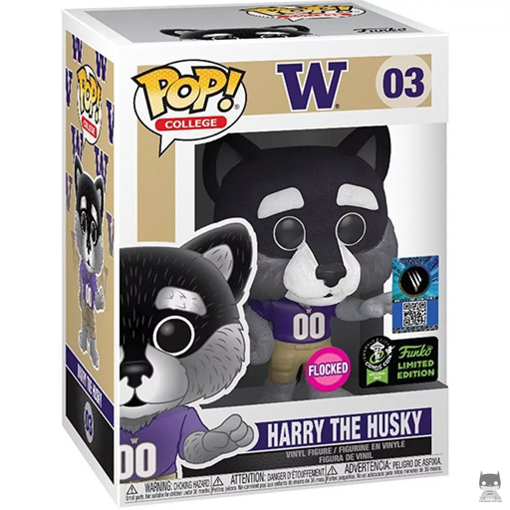 Figurine Funko POP Harry the Husky (UW) (Flocked) avec boîte