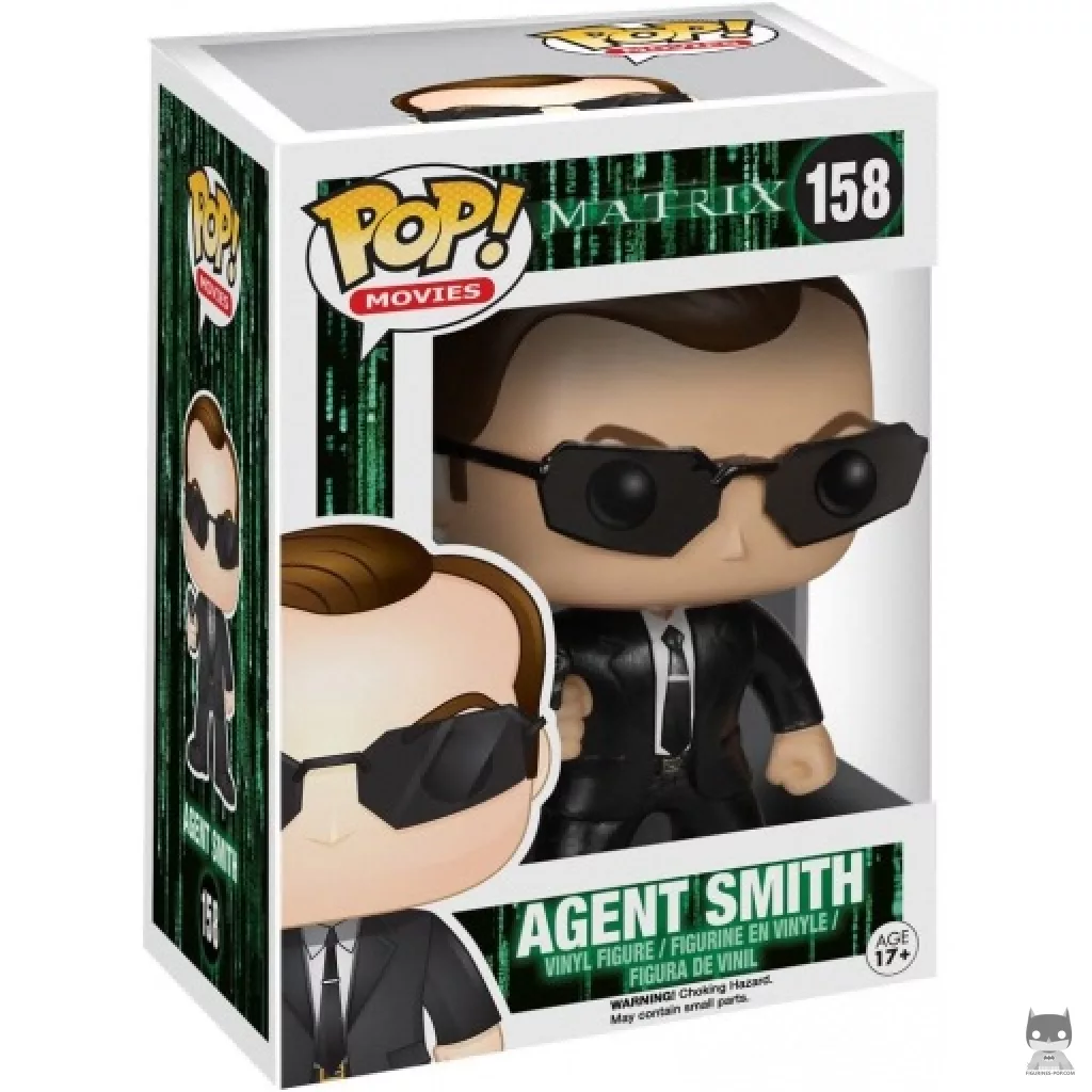 Figurine Funko POP Agent Smith avec boîte