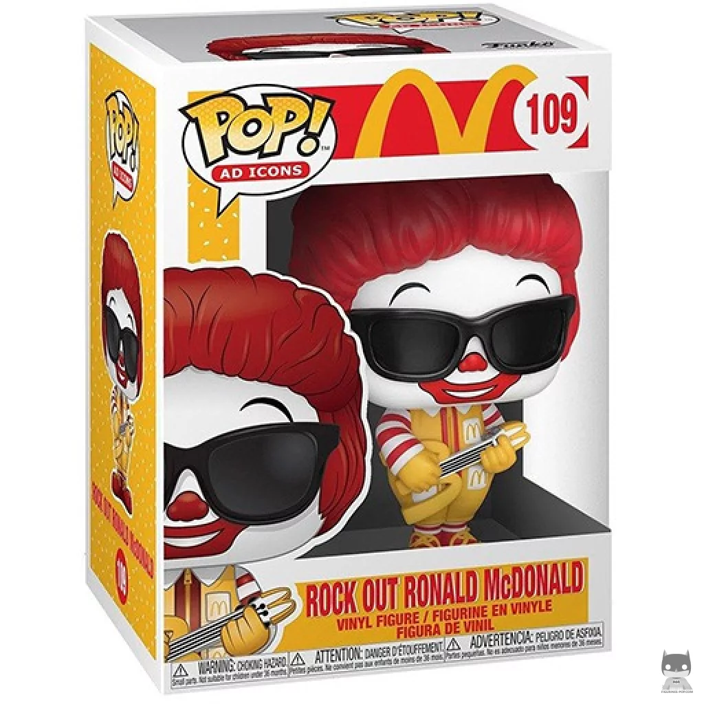 Figurine Funko POP Rock Out Ronald McDonald avec boîte
