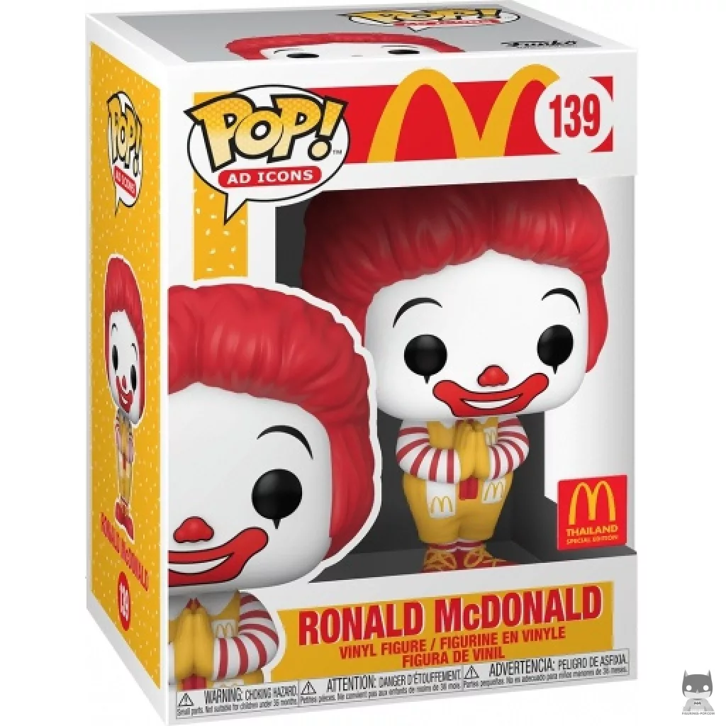 Figurine Funko POP Ronald McDonald avec boîte